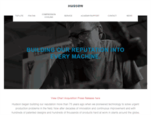 Tablet Screenshot of hudsonproducts.com